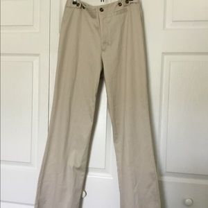 Travelsmith Nanotex Khaki dress pants